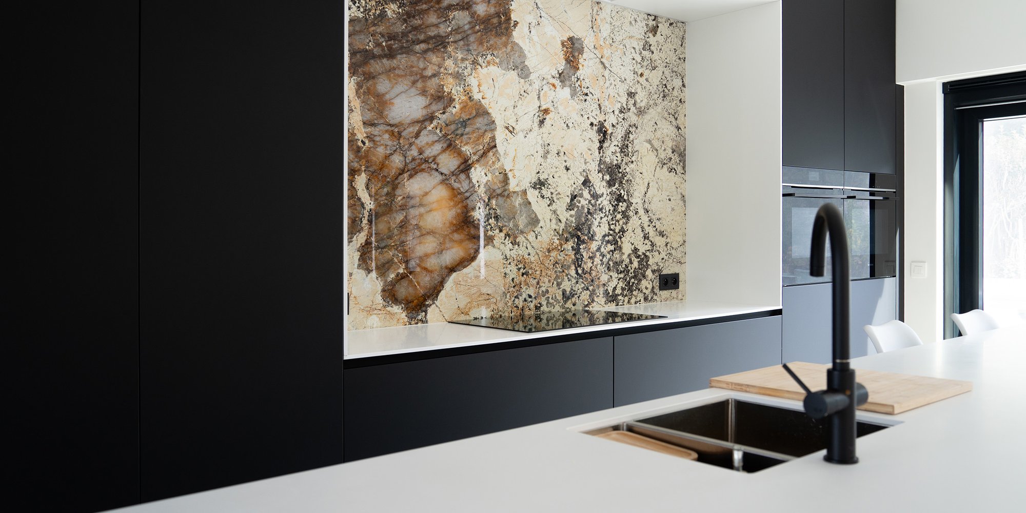 Patagonia Kwartsiet Spatwand Keuken